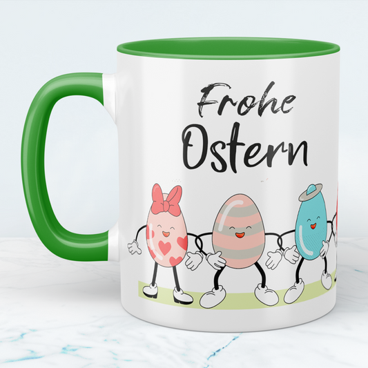 Neu im Programm - Lustige Frohe Ostern Tassen / Happy Easter. Das optimale Ostergeschenk