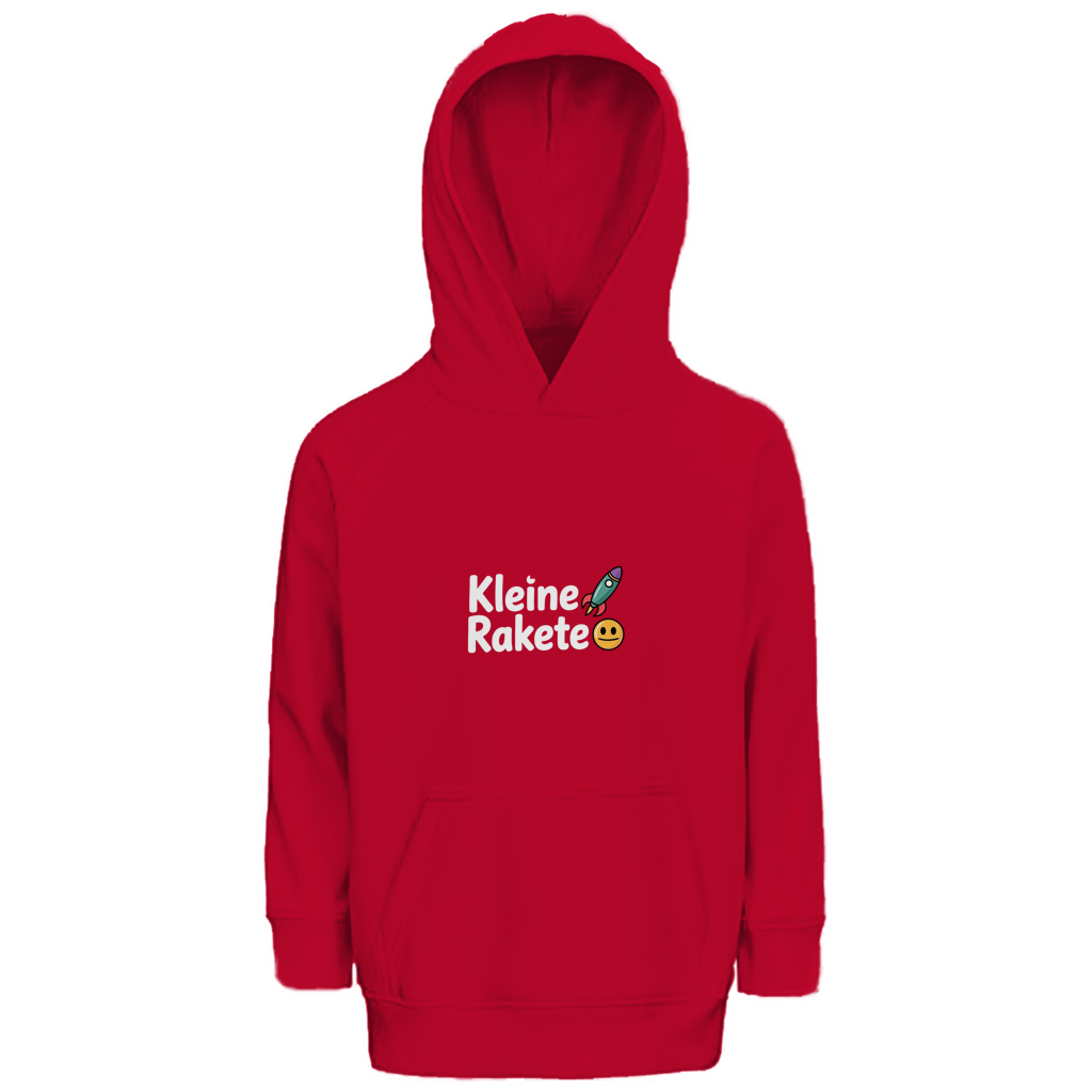 Kinder Bio Hoodie „Kleine Rakete“ – Premium Kids Hoodie aus Bio-Baumwolle | Nachhaltiger Motiv Hoodie