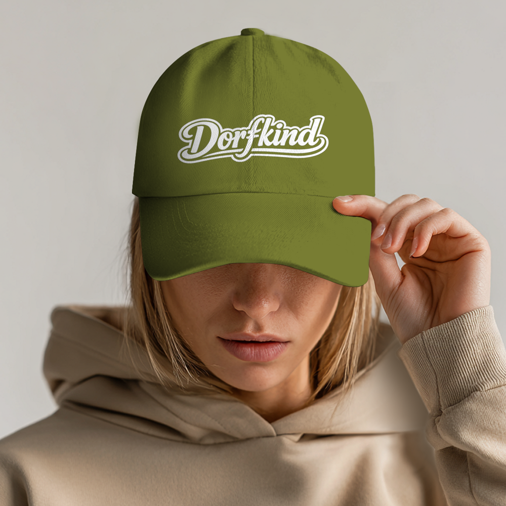 Dad Cap Dorfkind – Bedruckte Unisex Basecap | Verstellbare Baumwoll Kappe im Streetwear Style