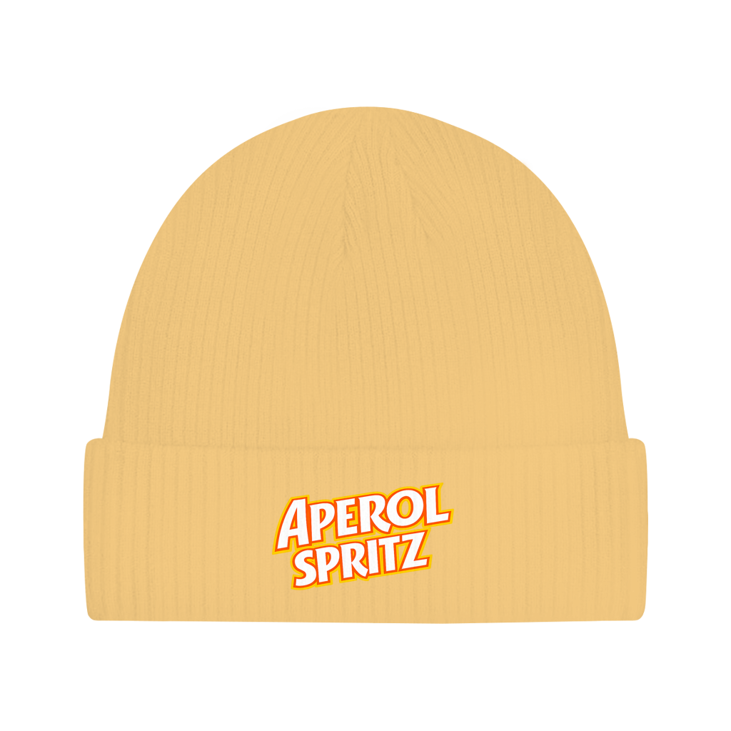 Beanie Aperol Spritz – Unisex Baumwoll Mütze | Streetwear Statement Beanie