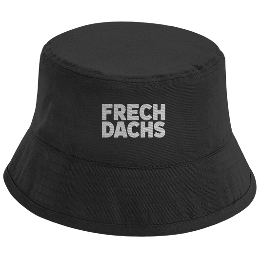 Bucket Hat „Frechdachs“ – Unisex Statement Hut aus Bio-Baumwolle mit UPF50+