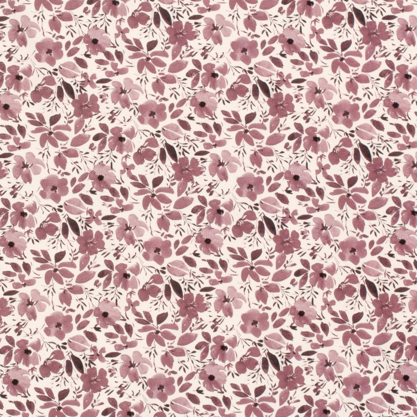 Baumwoll Jersey bedruckt mit Blumen 0,5m