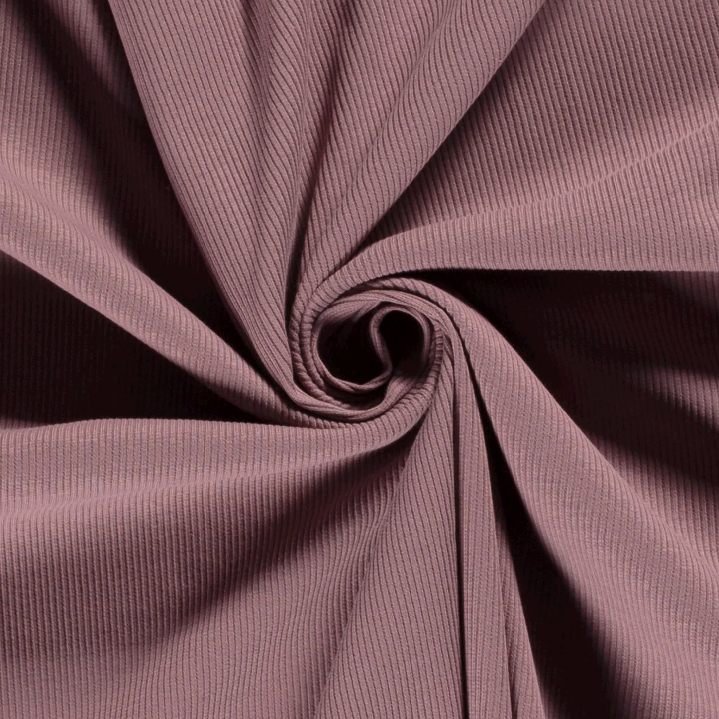 Rib Jersey Stoff Uni Mauve 0,5m