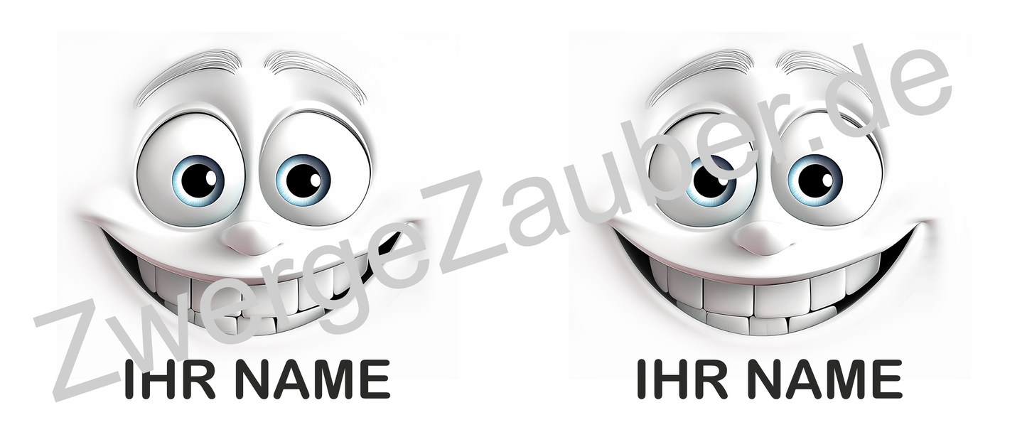 Personalisierte lustige Tasse mit 3D-Gesicht & Namen – Geschenk für Familie & Kollegen