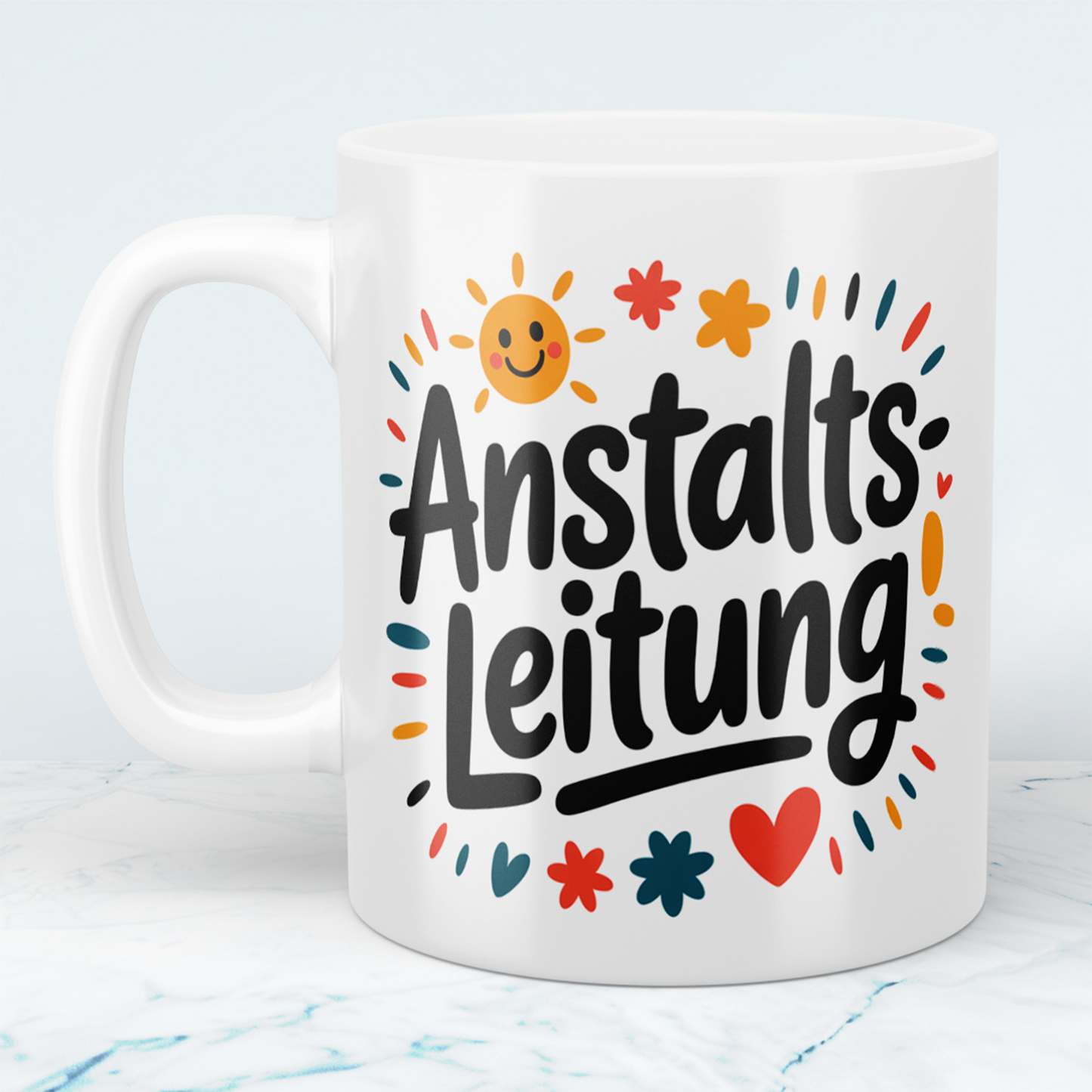 Witzige Kaffeetasse für die Anstaltsleitung – Humorvoller Bürobegleiter für Arbeitskollegen!