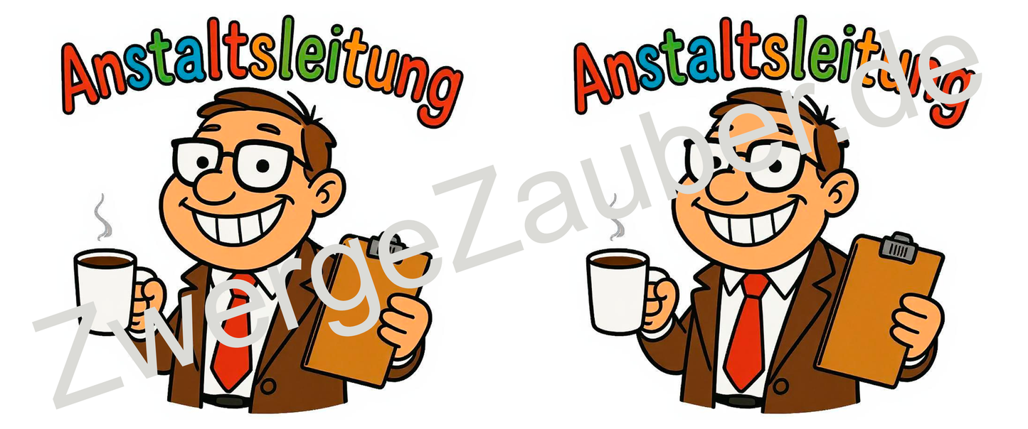 Kolleginnen- und Kollegen-Tasse „Anstaltsleitung“ – Lustiger Spruch für den Arbeitsplatz