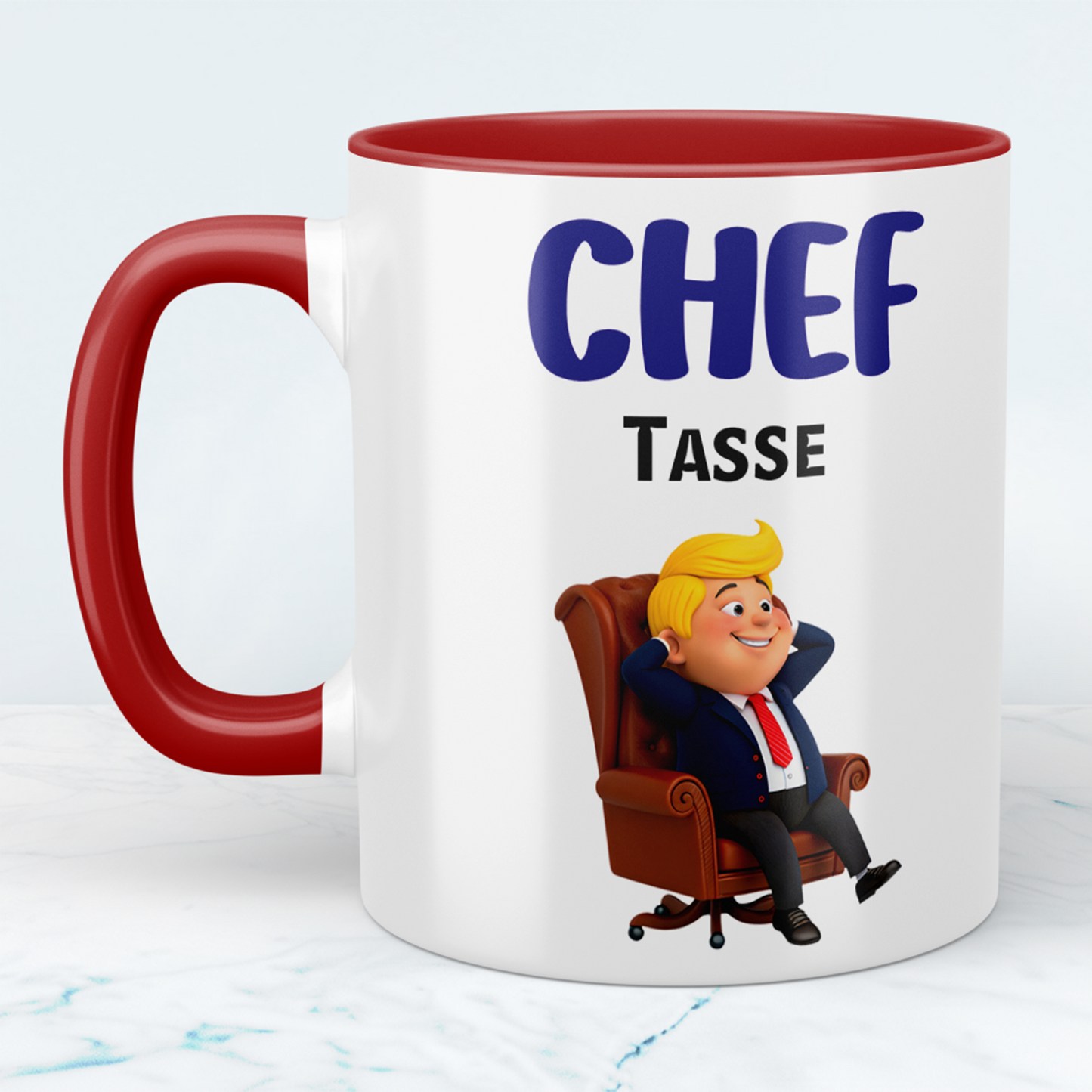 Lustige Chef-Tasse – Bedruckte Kaffeetasse für Kollegen – Perfektes Geschenk – Humorvolle Büro-Tasse