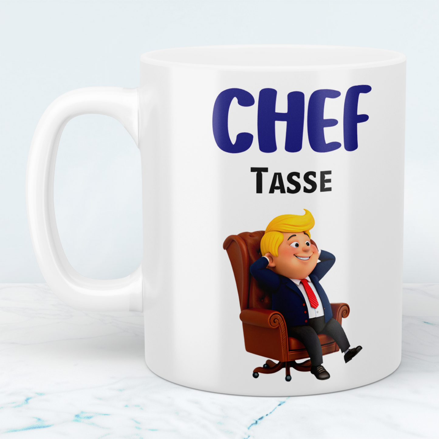 Lustige Chef-Tasse – Bedruckte Kaffeetasse für Kollegen – Perfektes Geschenk – Humorvolle Büro-Tasse