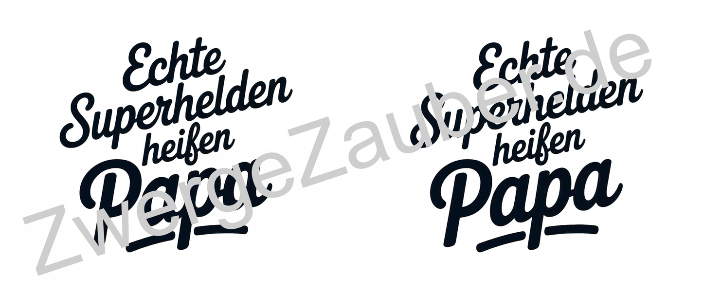 Einzigartige Tasse für Väter – Echte Superhelden heißen Papa – Ideal als Geschenk!