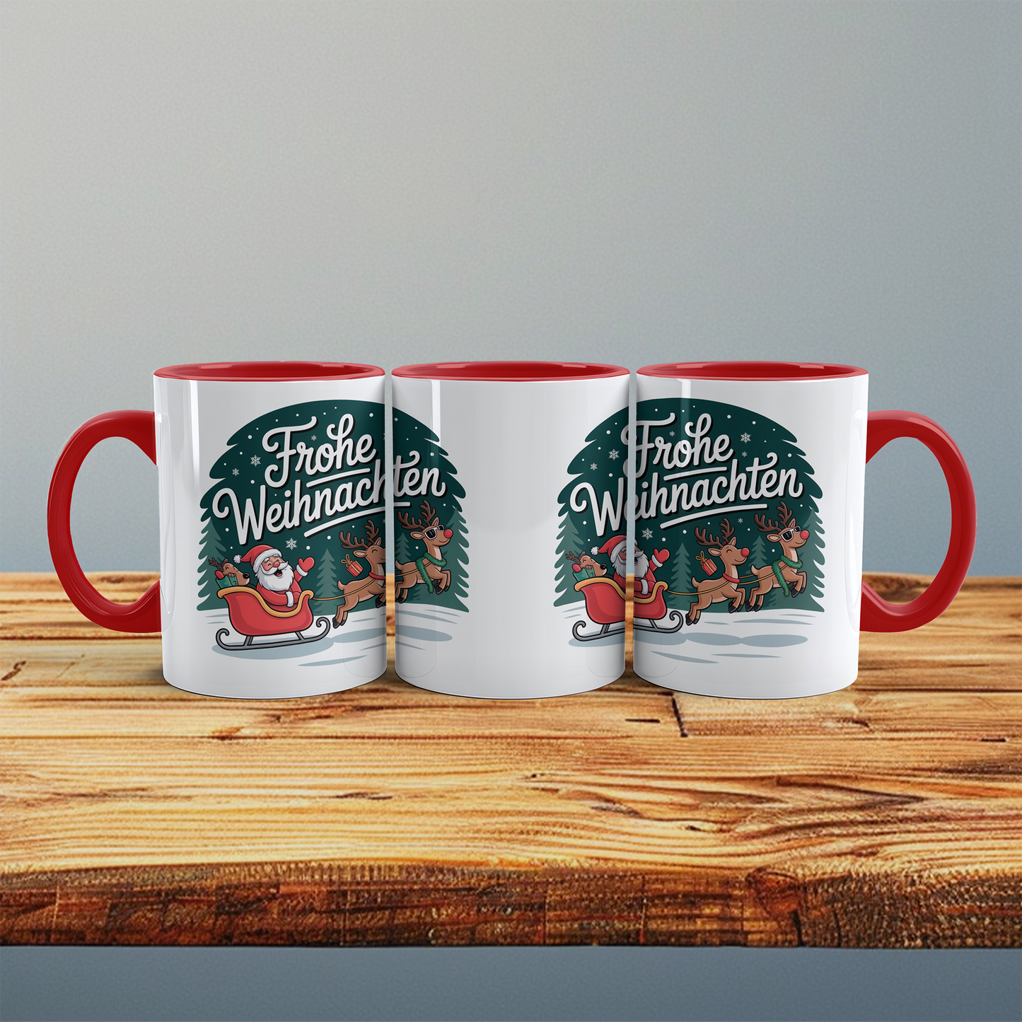 Frohe Weihnachten! Charmante Weihnachtstasse mit festlichem Spruch – das perfekte Geschenk für Groß und Klein!