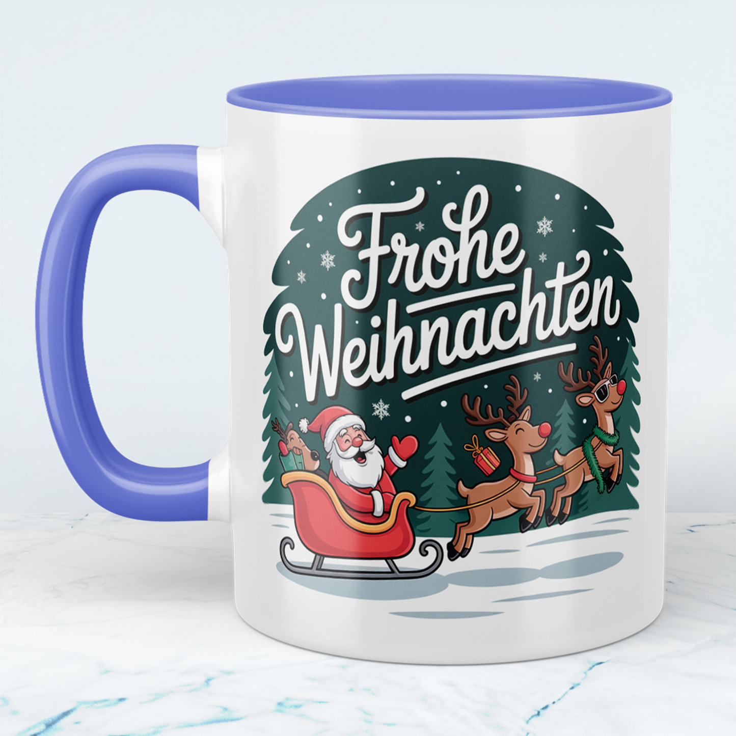 Frohe Weihnachten! Charmante Weihnachtstasse mit festlichem Spruch – das perfekte Geschenk für Groß und Klein!