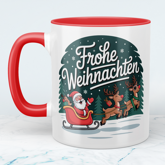 Frohe Weihnachten! Charmante Weihnachtstasse mit festlichem Spruch – das perfekte Geschenk für Groß und Klein!