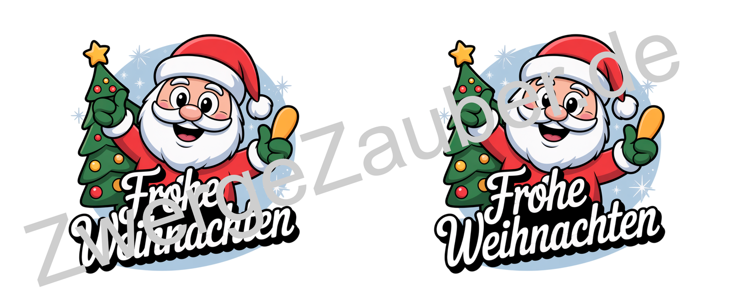 Bedruckte Weihnachtstasse mit Motiv – Frohe Weihnachten, ideale Geschenkidee