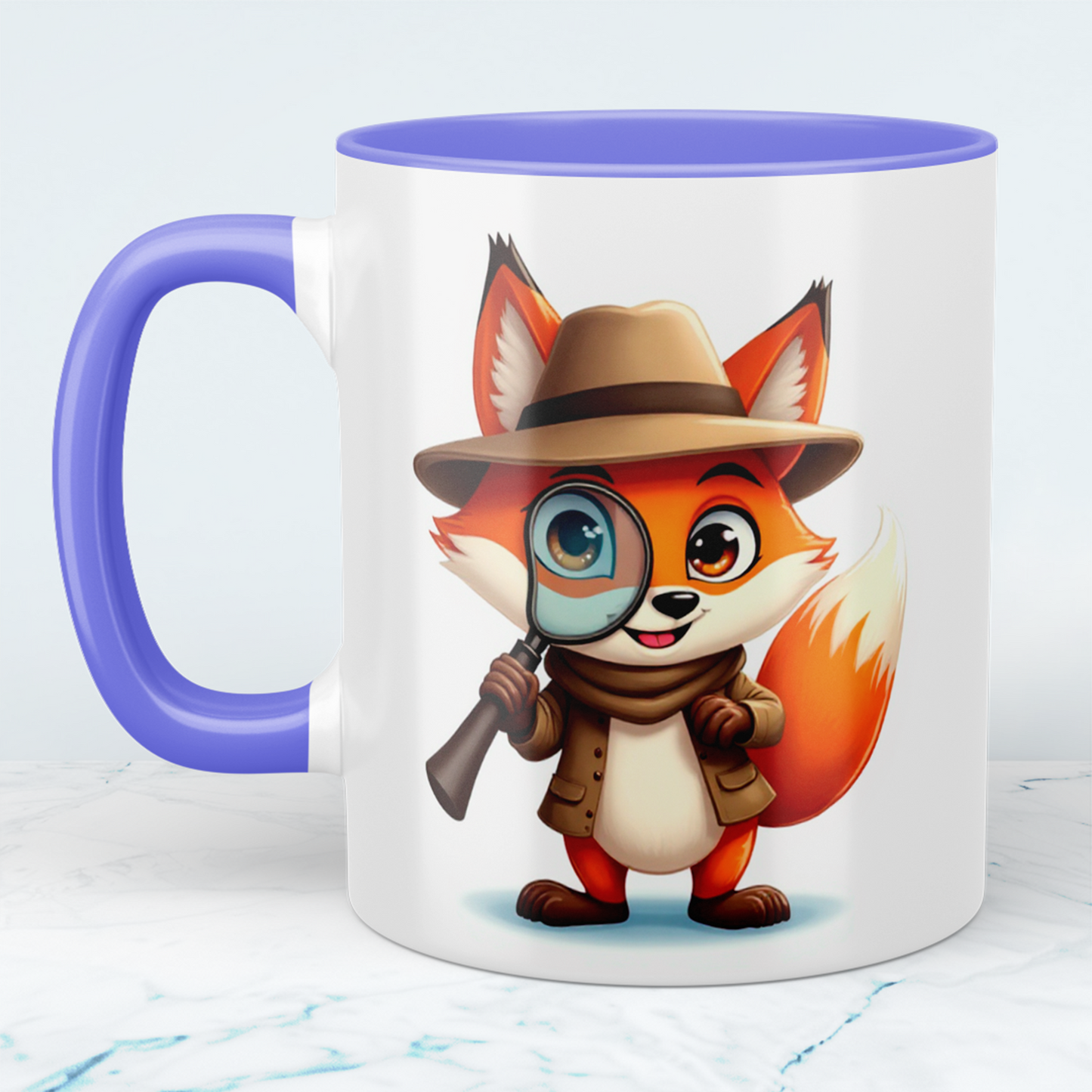 Niedliche Fuchs-Kindertasse – Lustiger Druck für kleine Abenteuerlustige