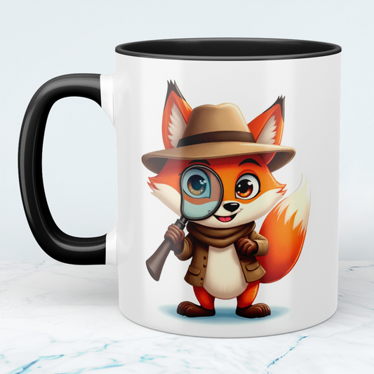 Niedliche Fuchs-Kindertasse – Lustiger Druck für kleine Abenteuerlustige