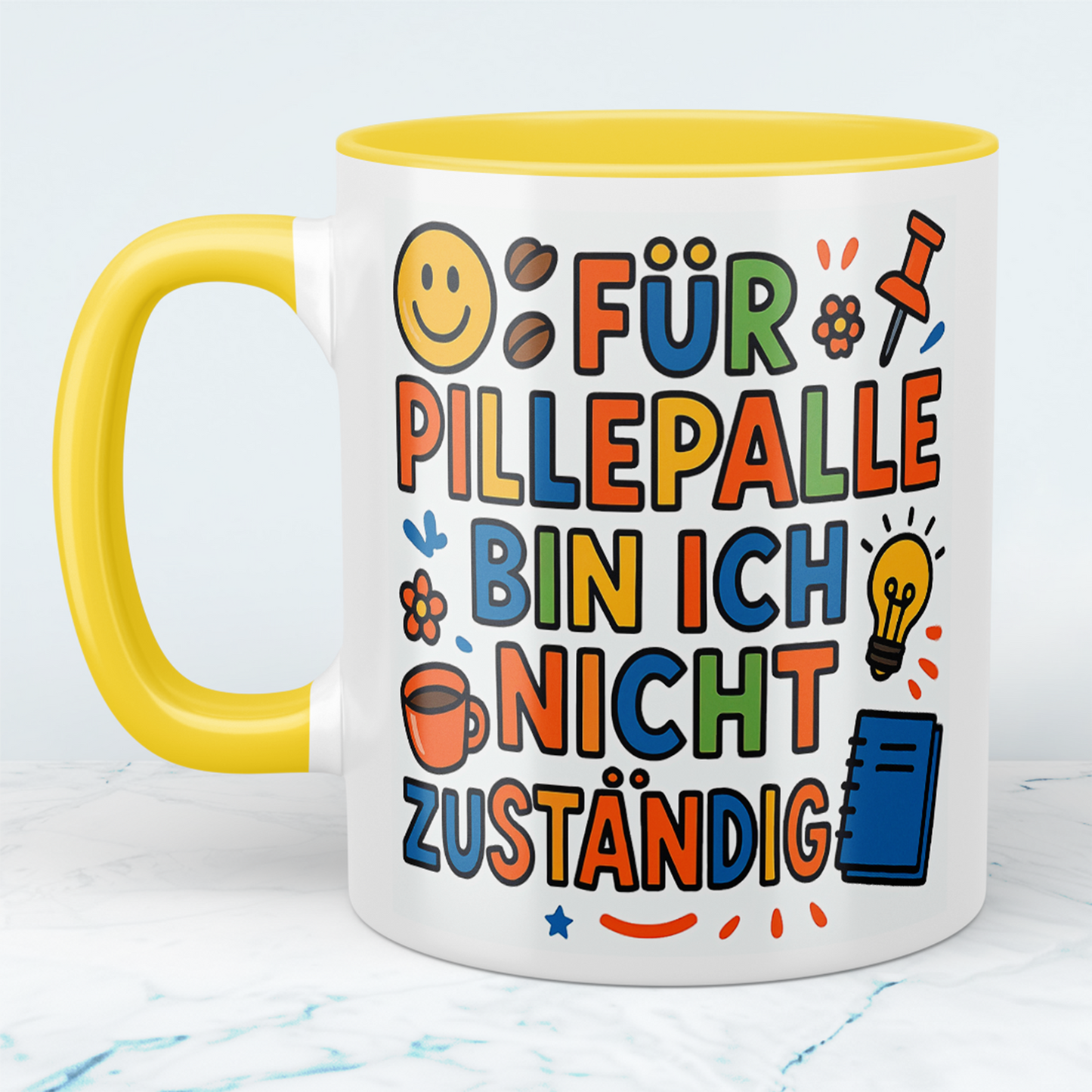 Für Pillepalle bin ich nicht zuständig! – Humorvolle lustige Tasse für Arbeitskollegen