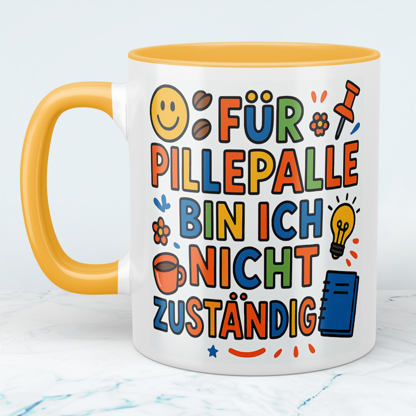 Für Pillepalle bin ich nicht zuständig! – Humorvolle lustige Tasse für Arbeitskollegen
