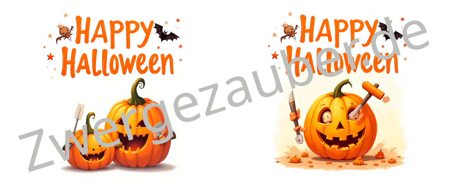 Lustige Halloween Tasse mit Kürbissen – Bedruckter Becher für gruselige Kaffeepausen und schaurigen Spaß!