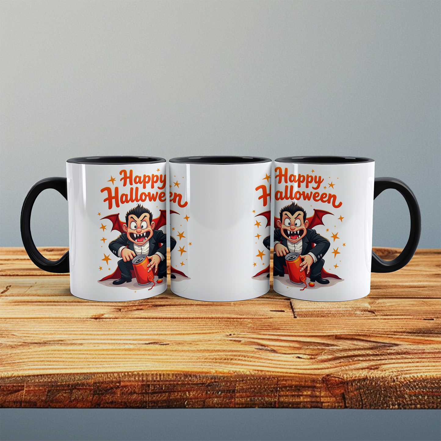 Fantasievolle Happy Halloween Tasse mit lustiger Drachenfigur – Das perfekte Geschenk für Halloween-Fans!