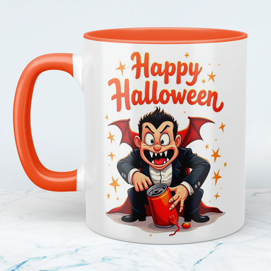 Fantasievolle Happy Halloween Tasse mit lustiger Drachenfigur – Das perfekte Geschenk für Halloween-Fans!