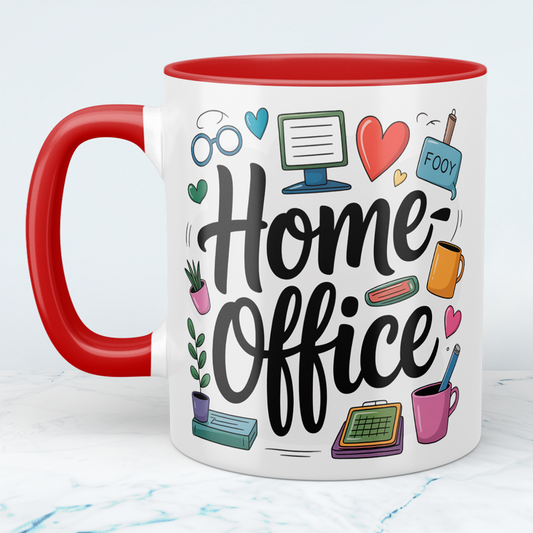 Spritzige Homeoffice-Tasse – Lustiger Begleiter für Kollegen