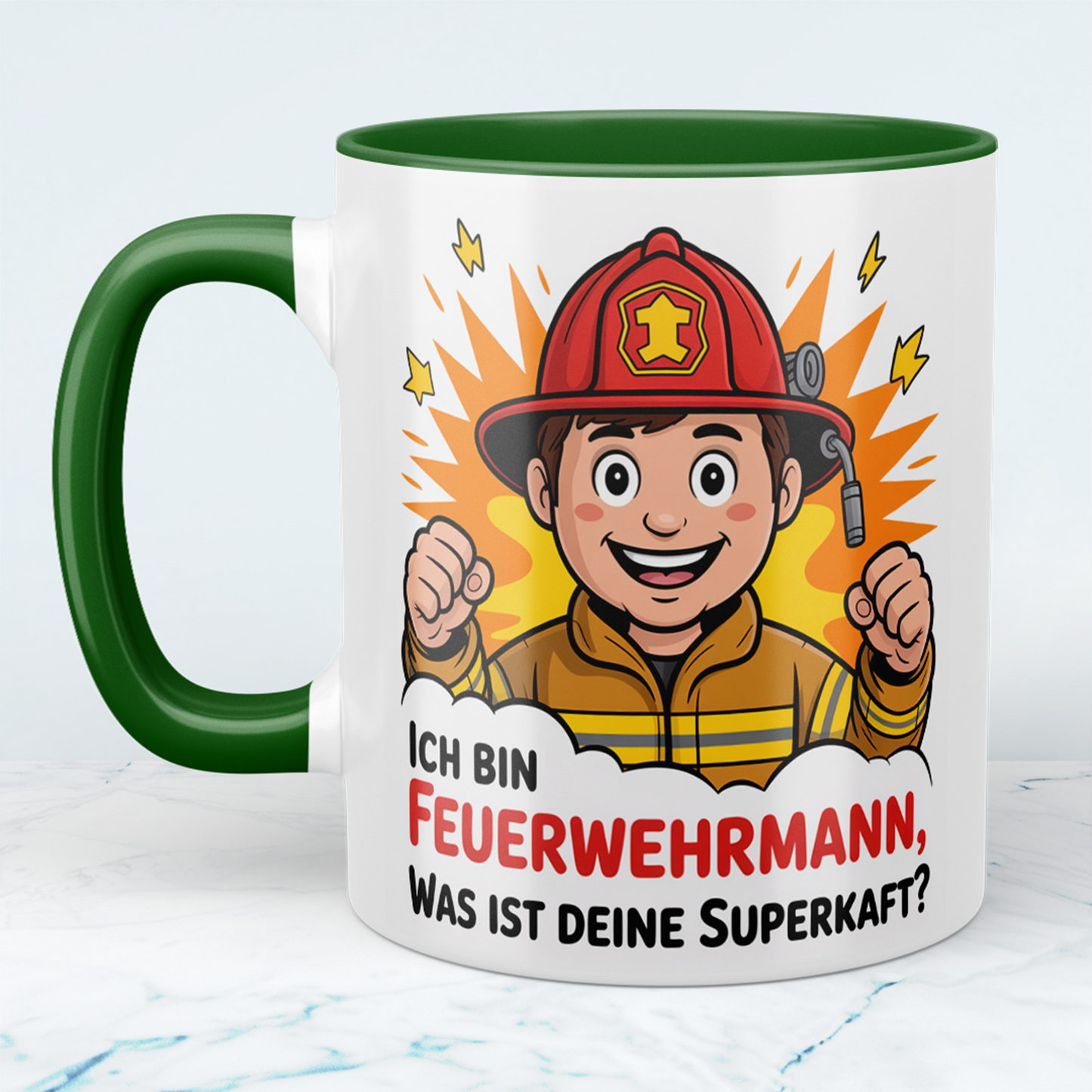 3D mug sloth - good morning coffee, sublimation print, mug size 11oz (330 ml), beautiful motif, various colors available