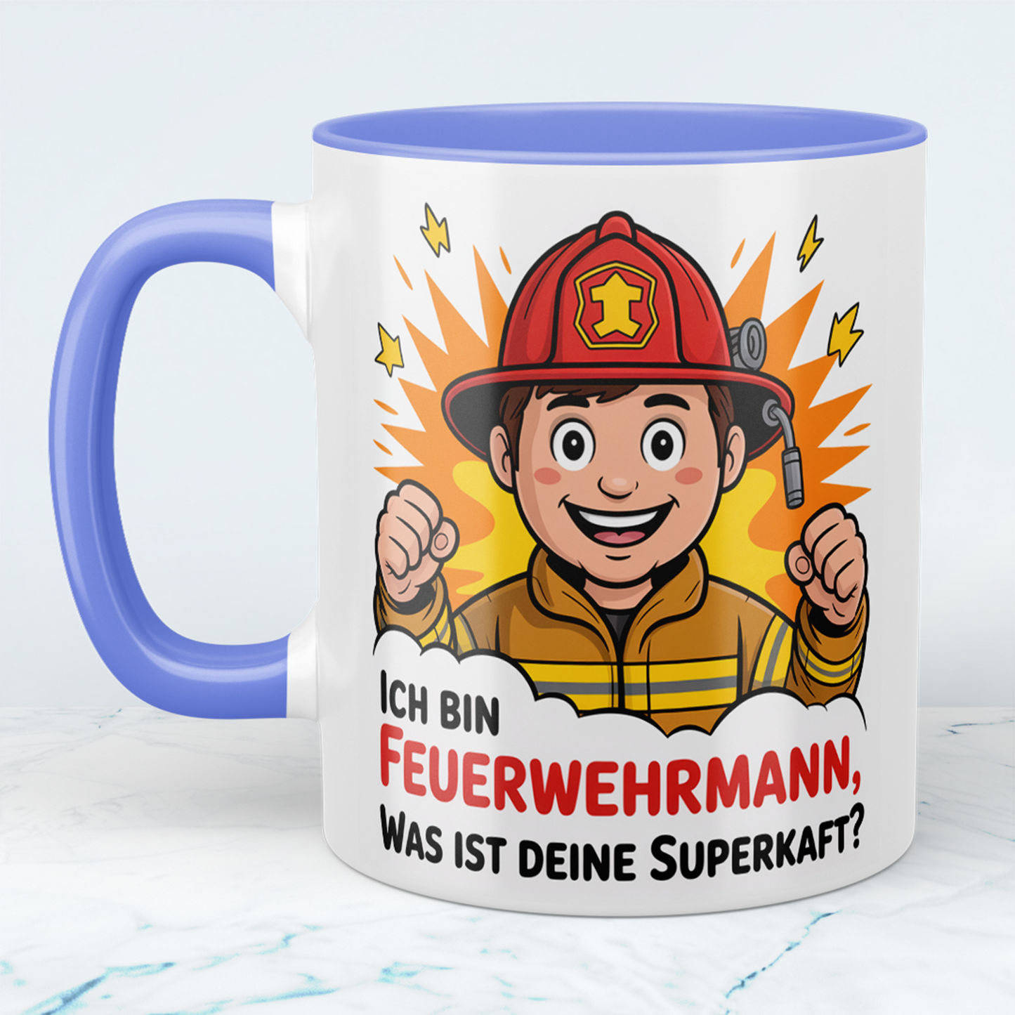 3D mug sloth - good morning coffee, sublimation print, mug size 11oz (330 ml), beautiful motif, various colors available