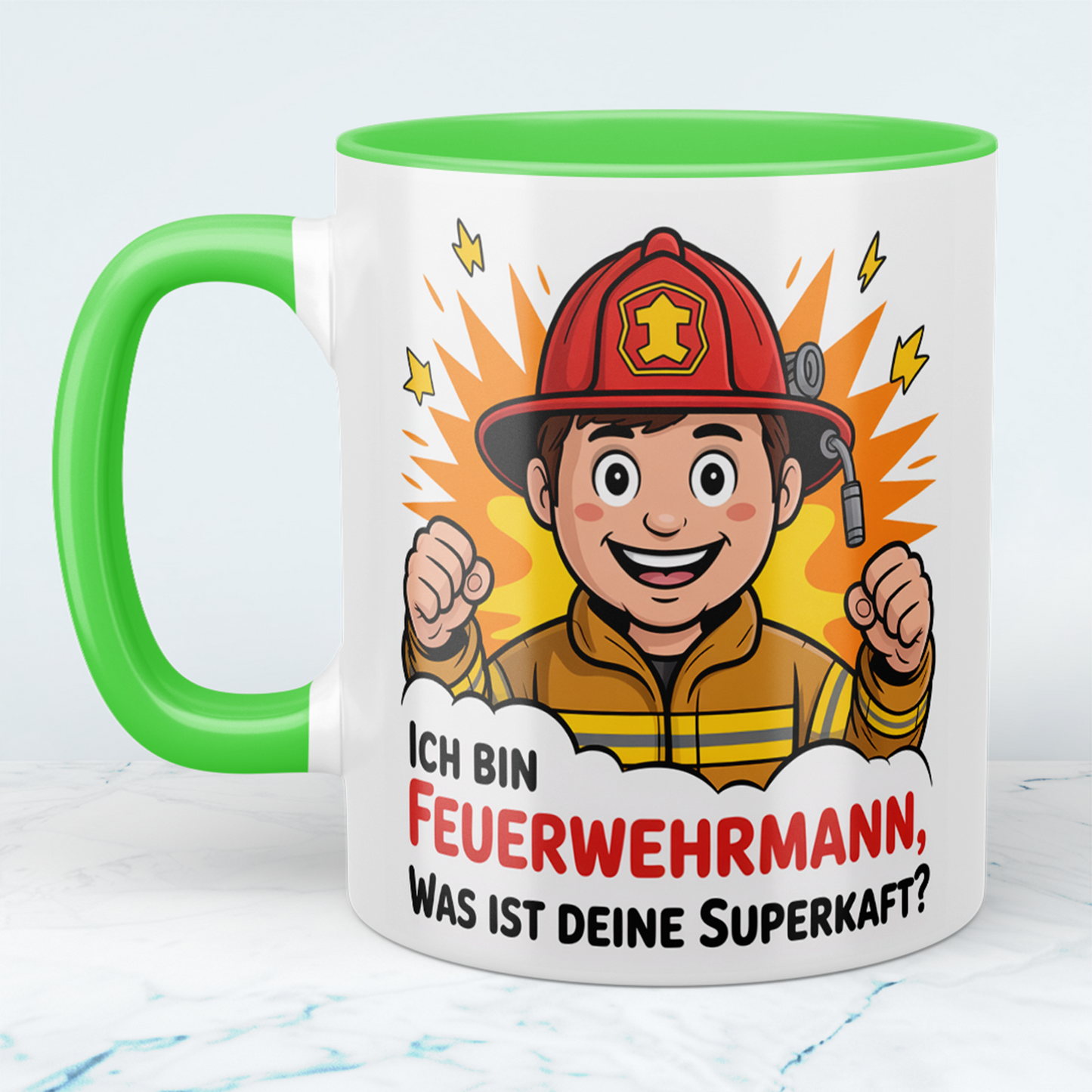 3D mug sloth - good morning coffee, sublimation print, mug size 11oz (330 ml), beautiful motif, various colors available