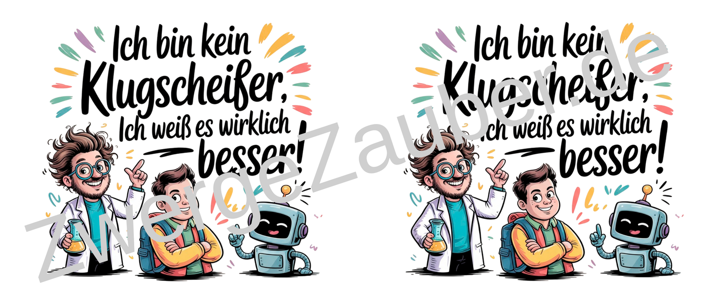 Humorvolle Tasse mit Aufdruck – Ich bin kein Klugscheißer, ich weiß es wirklich besser! – Spaßiger Büroartikel für Kollegen
