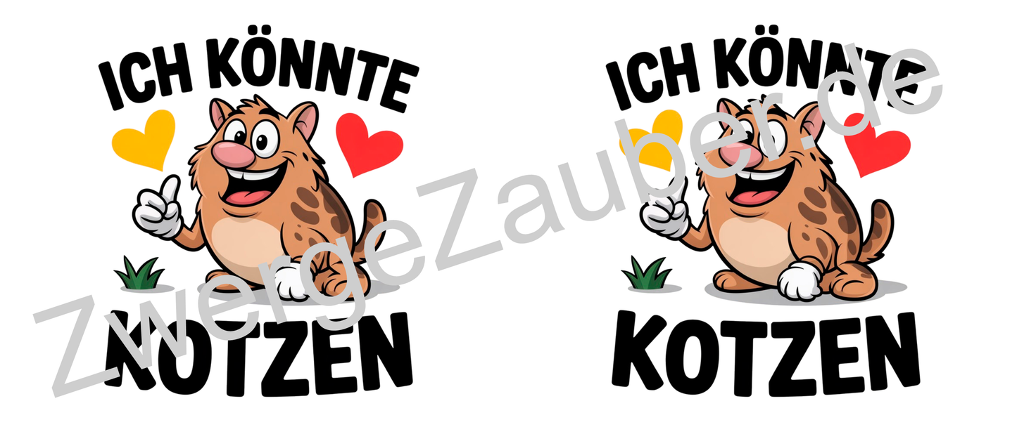Bedruckte Tasse „Ich könnte KOTZEN“ – Spaßige Bürotasse für Kollegen & Freundeskreis