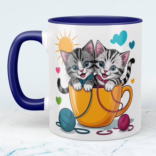 Niedliche Kätzchen-Tasse: Lustiges Geschenk für Kinder – Für kleine Tierliebhaber und große Freude!