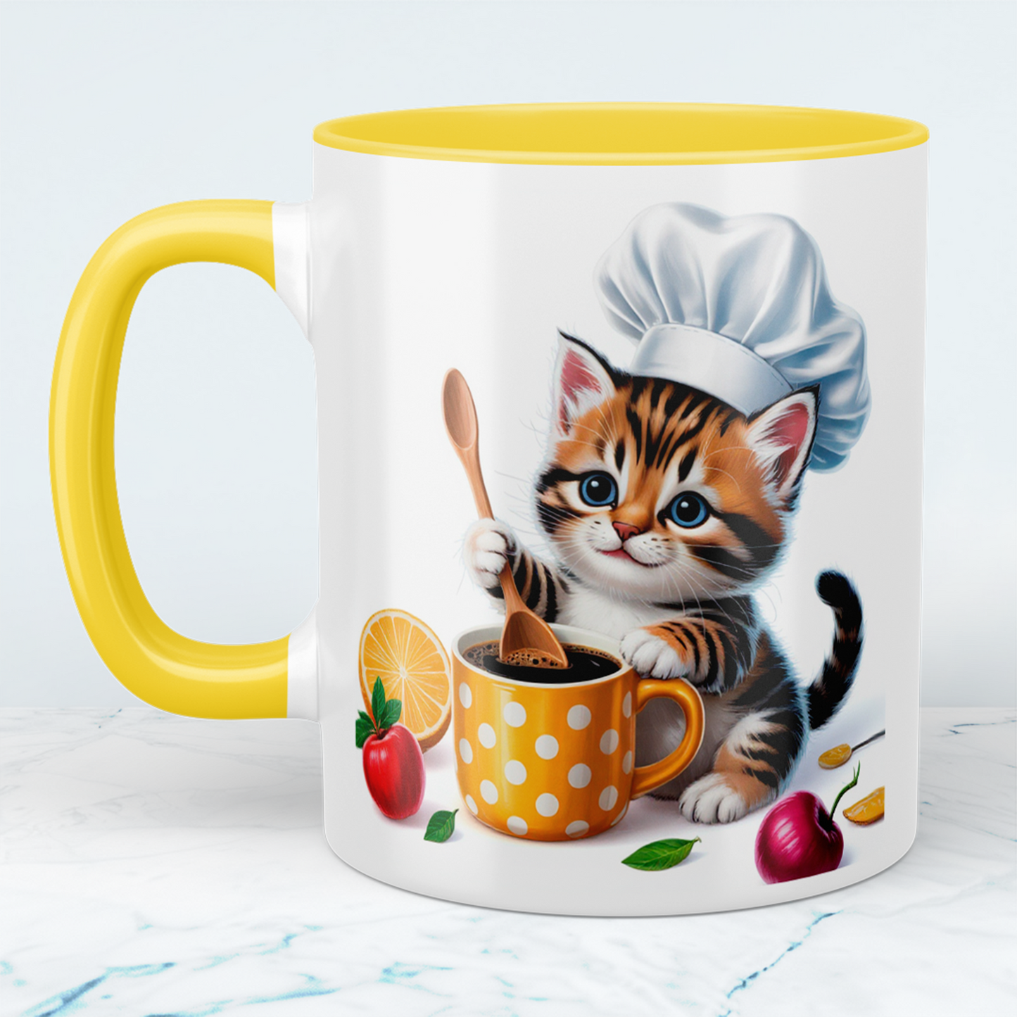 Niedliche Katzen-Koch-Tasse: Lustiges Geschenk für Kinder – Perfekt für kleine Tierliebhaber und Küchenchefs!