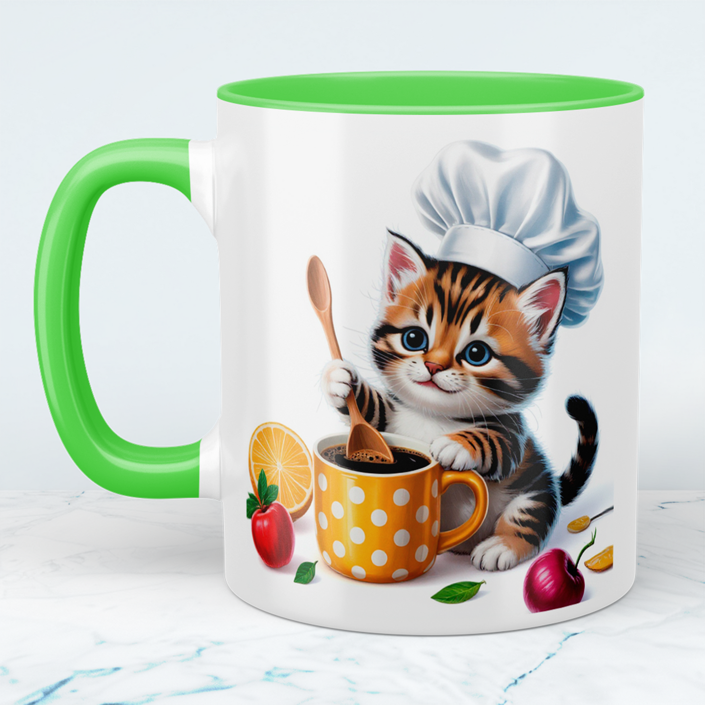 Niedliche Katzen-Koch-Tasse: Lustiges Geschenk für Kinder – Perfekt für kleine Tierliebhaber und Küchenchefs!