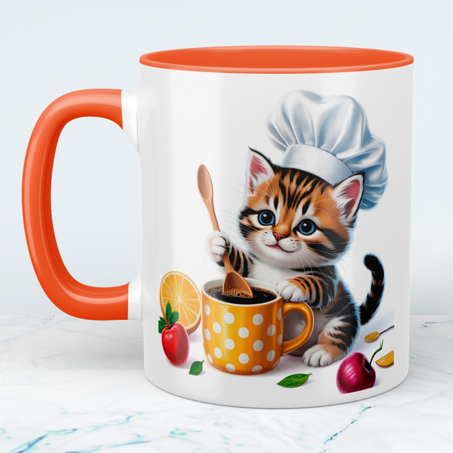 Niedliche Katzen-Koch-Tasse: Lustiges Geschenk für Kinder – Perfekt für kleine Tierliebhaber und Küchenchefs!