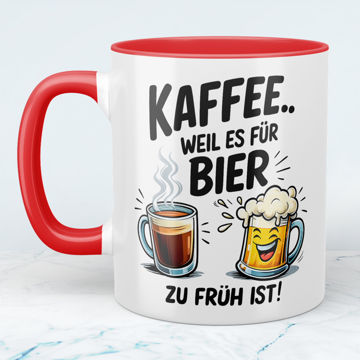Büro Tassen Spar-Set Aperol & Bier – 2 lustige Kaffeetassen im Bundle | Geschenk fürs Büro