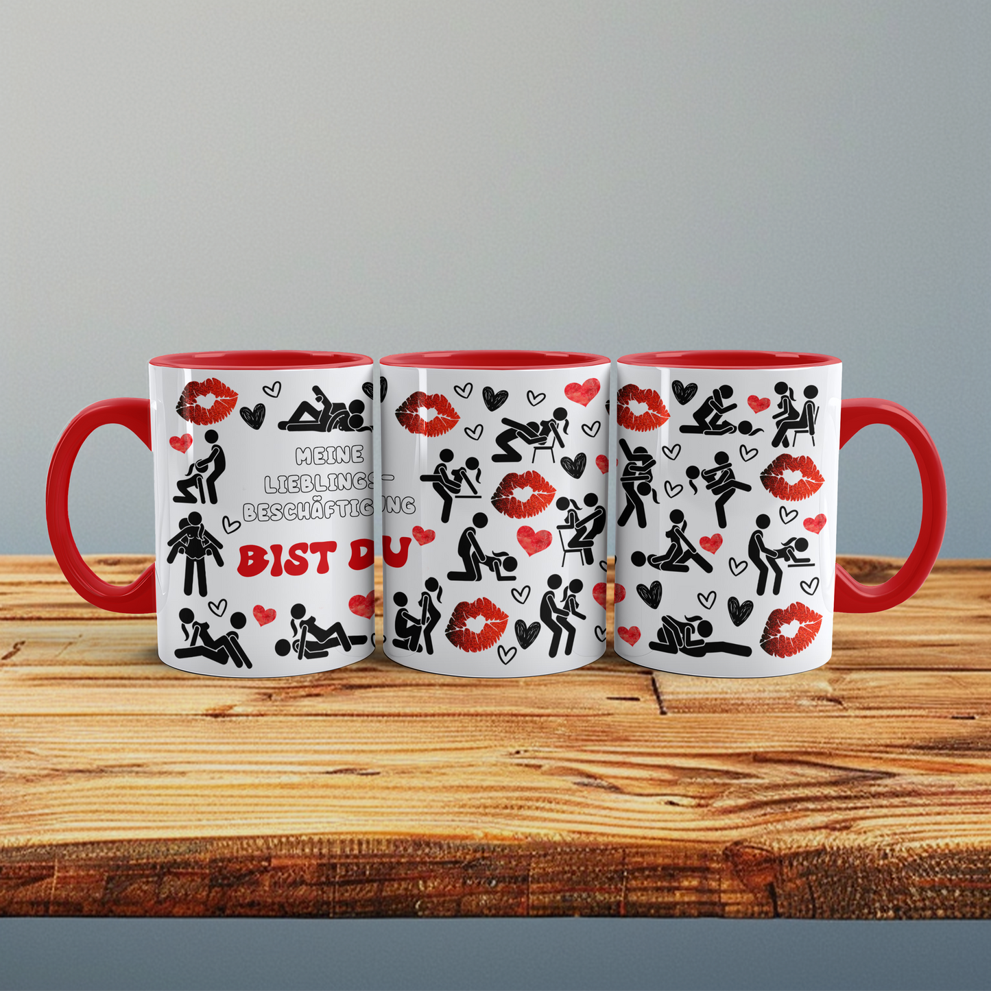 3D mug sloth - good morning coffee, sublimation print, mug size 11oz (330 ml), beautiful motif, various colors available