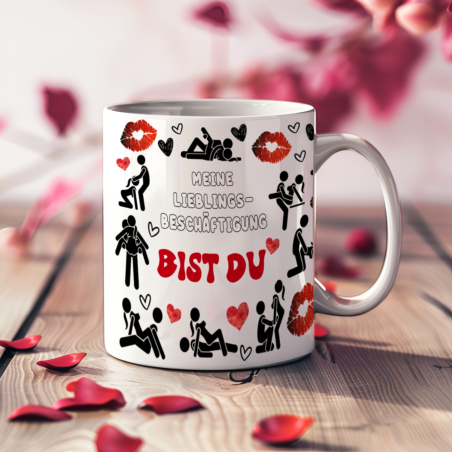 3D mug sloth - good morning coffee, sublimation print, mug size 11oz (330 ml), beautiful motif, various colors available