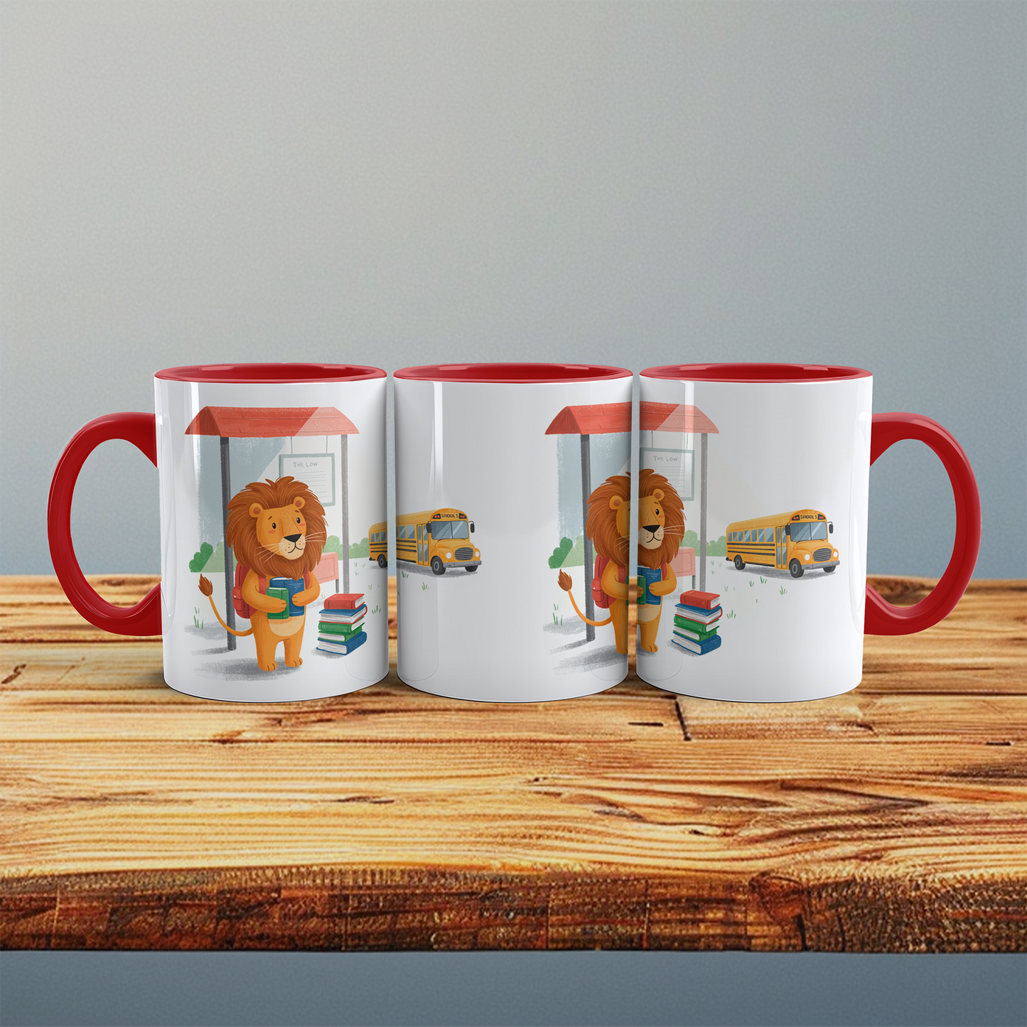 Lustige Löwen-Tasse: Perfektes Geschenk für Kinder – Spaß für die Schule & beim Trinken!