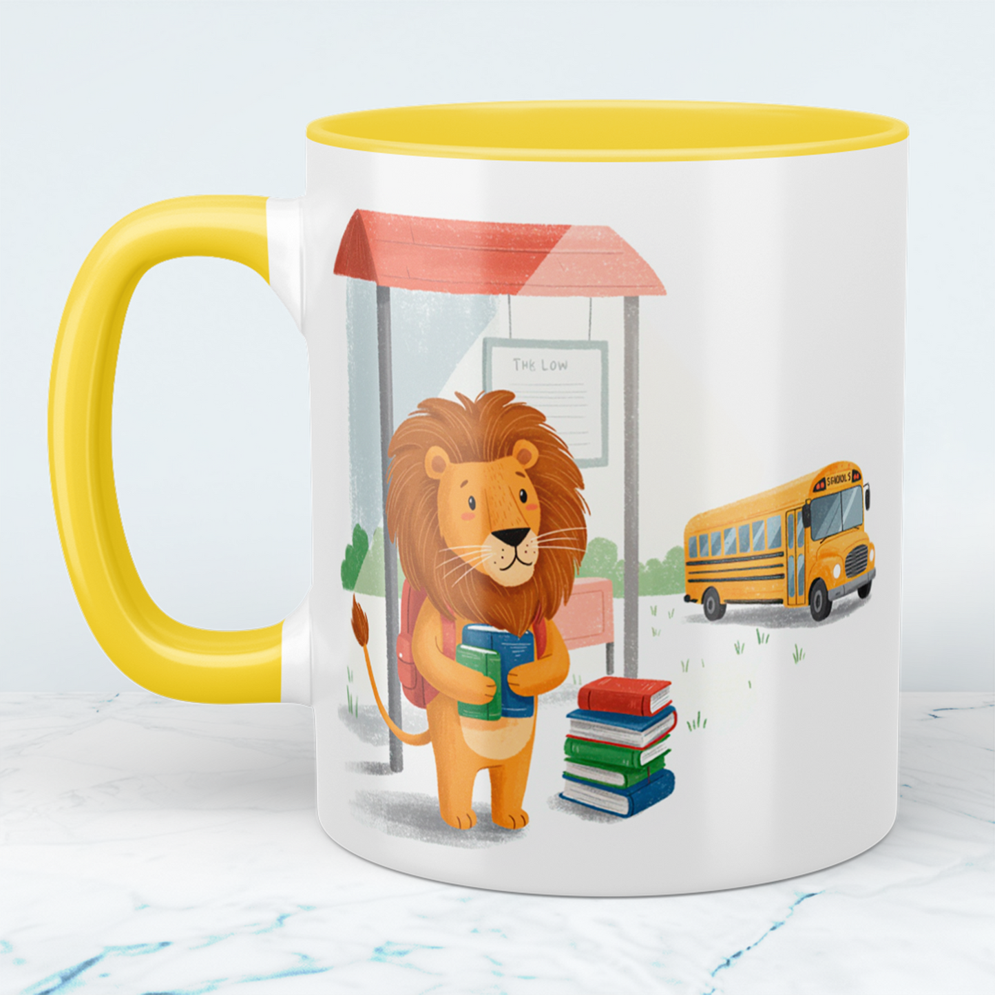 Lustige Löwen-Tasse: Perfektes Geschenk für Kinder – Spaß für die Schule & beim Trinken!