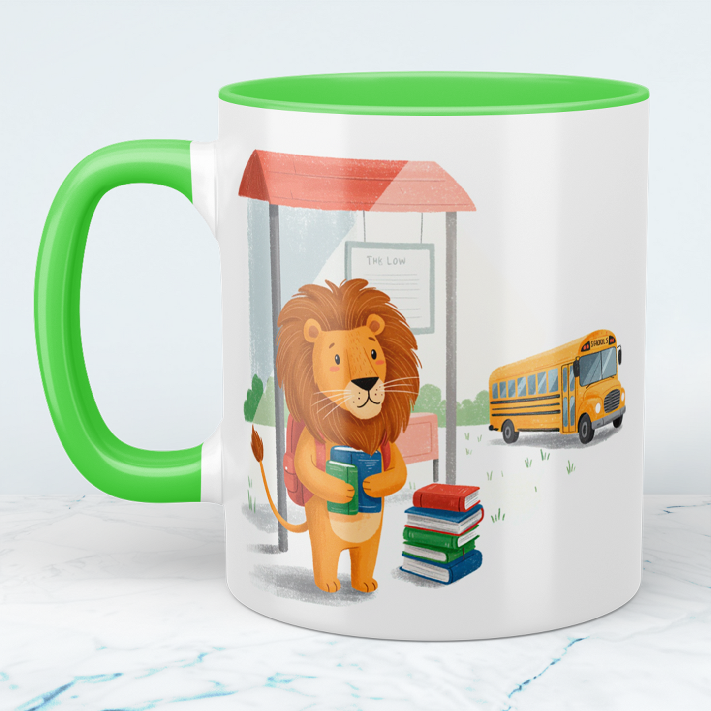 Lustige Löwen-Tasse: Perfektes Geschenk für Kinder – Spaß für die Schule & beim Trinken!