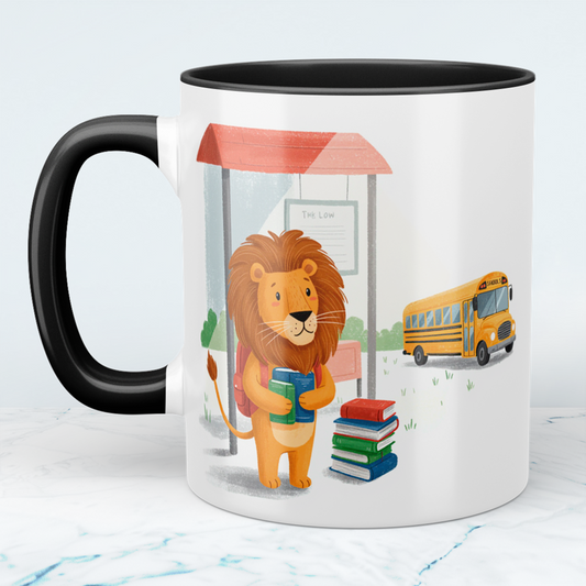 Lustige Löwen-Tasse: Perfektes Geschenk für Kinder – Spaß für die Schule & beim Trinken!