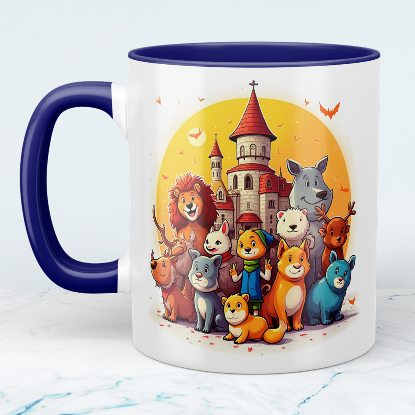 Magische Tiere: Lustige Cartoon-Tierfiguren mit Burg – Das perfekte Geschenk für Kinder!