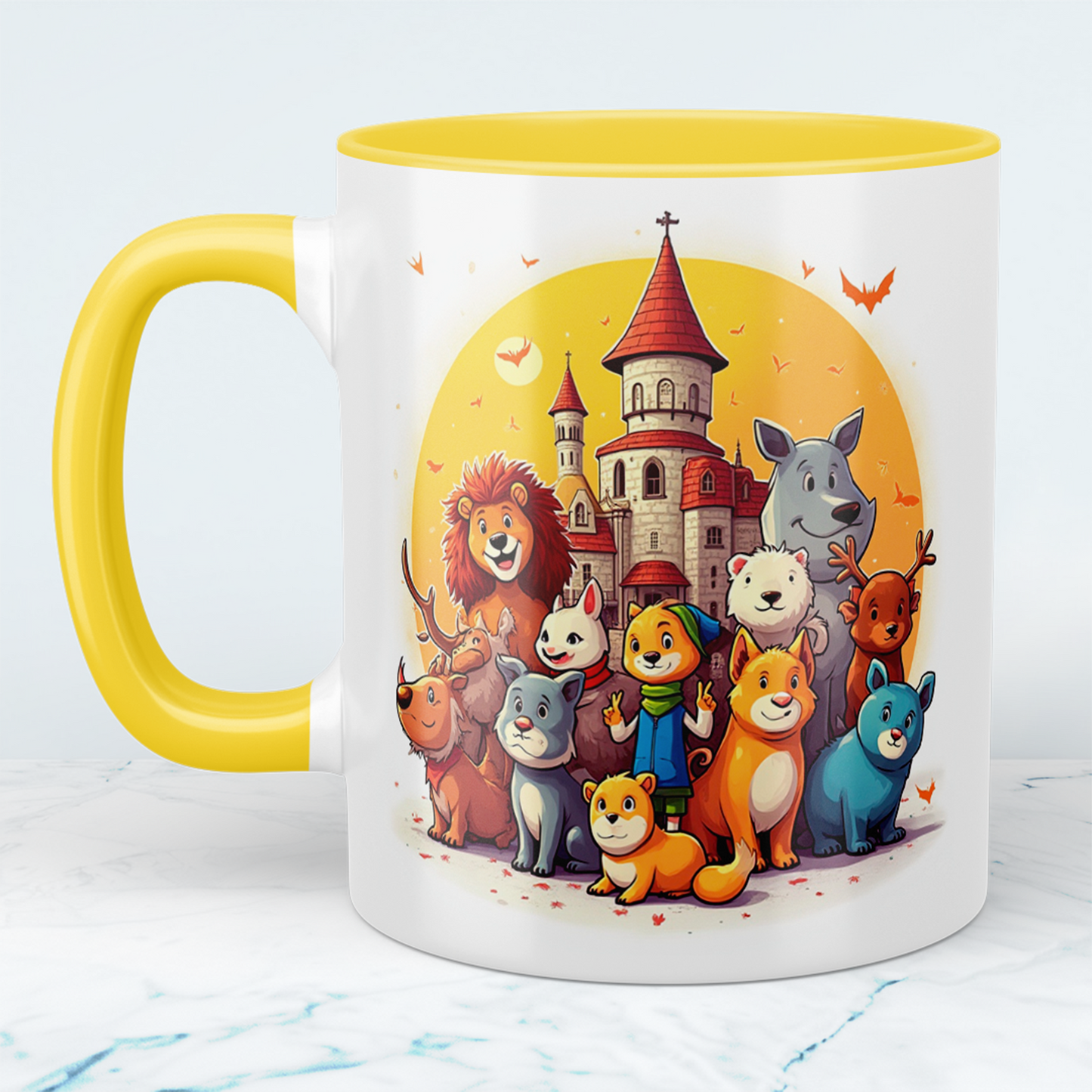 Magische Tiere: Lustige Cartoon-Tierfiguren mit Burg – Das perfekte Geschenk für Kinder!