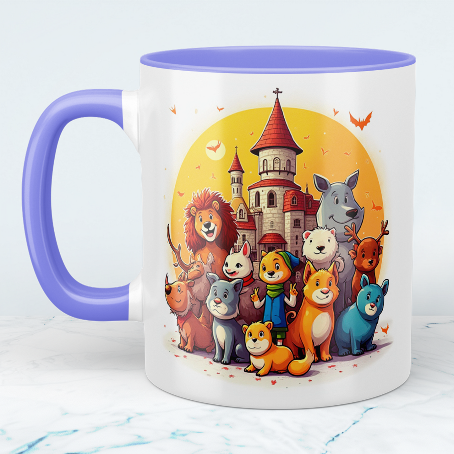 Magische Tiere: Lustige Cartoon-Tierfiguren mit Burg – Das perfekte Geschenk für Kinder!