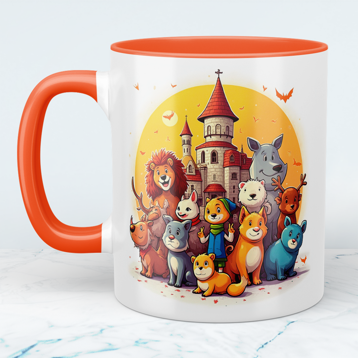 Magische Tiere: Lustige Cartoon-Tierfiguren mit Burg – Das perfekte Geschenk für Kinder!