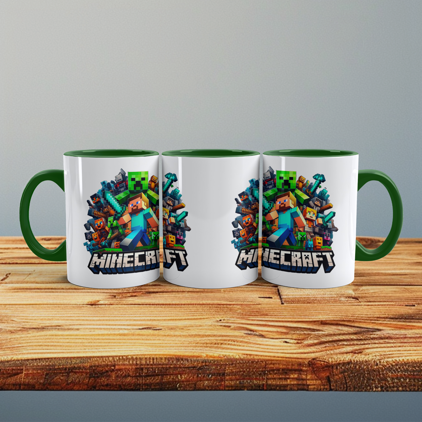 Minecraft Tasse – Perfektes Geschenk für Gamer – Kreative Kaffeetasse mit Minecraft-Motiv 1 – Ideal für Kinder und Erwachsene
