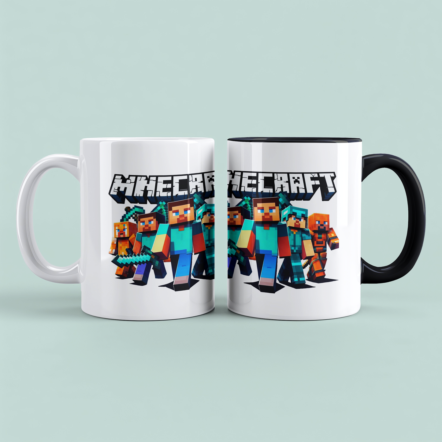 Minecraft Tasse – Perfektes Geschenk für Gamer – Kreative Kaffeetasse mit Minecraft-Motiv 3 – Ideal für Kinder und Erwachsene