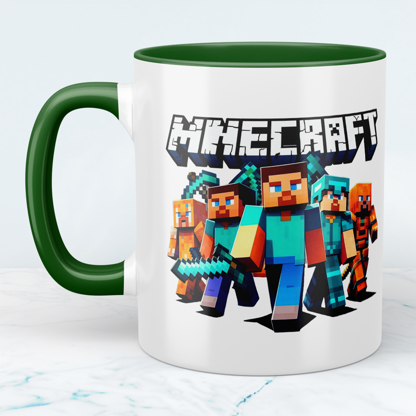 Minecraft Tasse – Perfektes Geschenk für Gamer – Kreative Kaffeetasse mit Minecraft-Motiv 3 – Ideal für Kinder und Erwachsene
