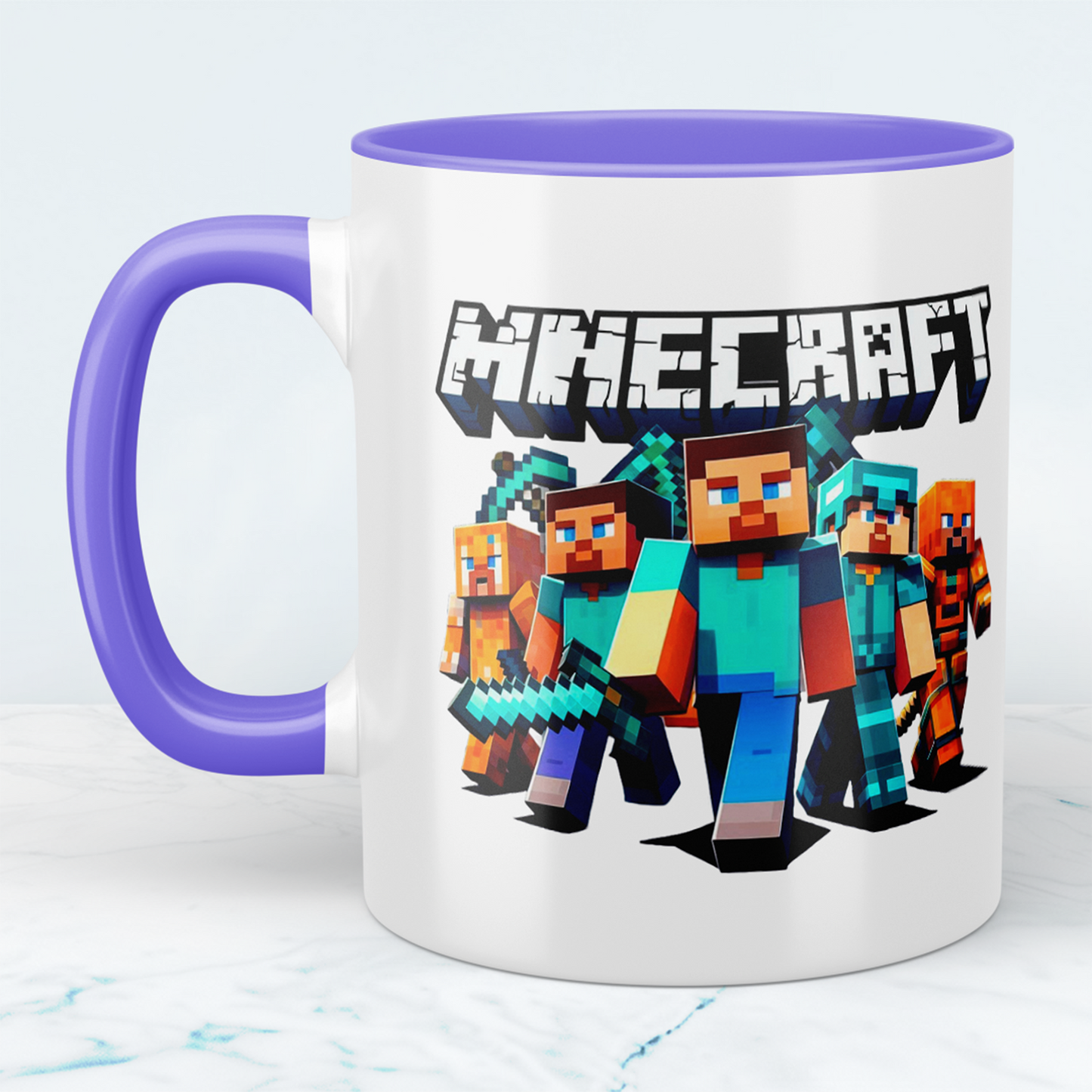 Minecraft Tasse – Perfektes Geschenk für Gamer – Kreative Kaffeetasse mit Minecraft-Motiv 3 – Ideal für Kinder und Erwachsene