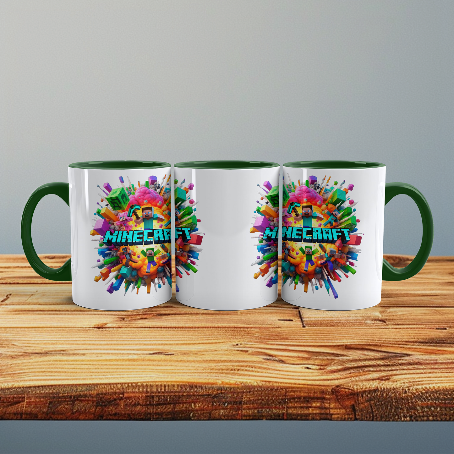 Minecraft Tasse – Perfektes Geschenk für Gamer – Kreative Kaffeetasse mit Minecraft-Motiv 6 – Ideal für Kinder und Erwachsene